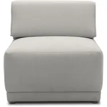 DOMO collection Sofaelement 800007 Polyester 78 x 77 x 100 cm Grau mit Kissen