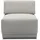 DOMO collection Sofaelement 800007 Polyester 78 x 77 x 100 cm Grau mit Kissen