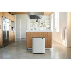 Brabantia Bo Touch Bin 2 Innen eimern, 2 x 30 Liter, Weiß