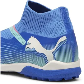 Puma Unisex Adults Future 7 Match+ LL TT Soccer Shoe, BLUEMAZING-PUMA White-Electric Peppermint, 46 EU