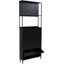 MCW MCW-O86 80 x 20 x 201 cm 3 Kippfächer schwarz