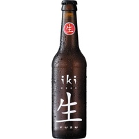iKi Bio Bier Yuzu, mit grünem Tee und Yuzu, 4,5% vol, obergäriges Craft-Bier, Einweg (1 x 330 ml)
