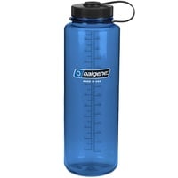 Nalgene Wide Mouth Sustain Silo Trinkflasche 1.4l blau