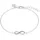 Tom Tailor Infinity Armband mit Zirkonia Rosa/Silber 2100590 Größe 14+2 cm