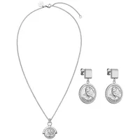 Purelei Set Mahina Club Lei Edition mit Statement-Coin Silber