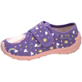 Fischer Markenschuh Hausschuh Lila 31