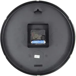 UNiLUX Wanduhr/Quarzuhr "POP", Durchmesser: 300 mm, schwarz
