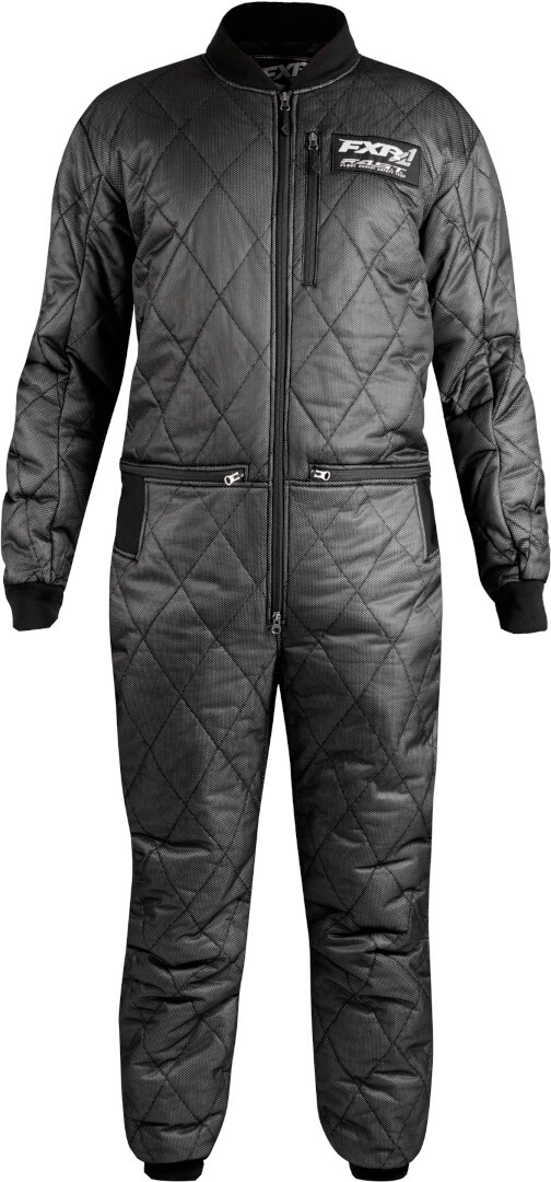 FXR Monosuit F.A.S.T. Insulated Eendelige sneeuwscooter pak binnenvoering, zwart, 2XL
