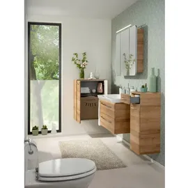 Fackelmann Milano Doppel-Midischrank 60,2 x 82,6 x 32 cm Braun