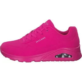 SKECHERS Uno Night Shades hot pink durabuck 37