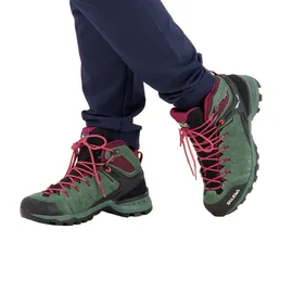 Salewa Alp Mate Mid WP W duck green/rhododendon 38