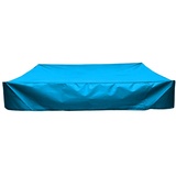 Quadratische Sandkastenabdeckung in Blau Wetterfeste Abdeckung Für Garten-sandkästen Und Kleine Badewannen Faltbares Design Für Einfache Lagerung