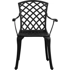 vidaXL Bistro-Set 3-tlg. schwarz 315592