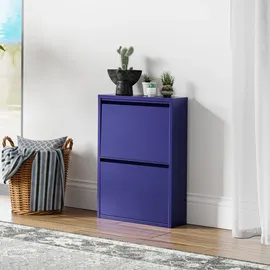 [en.casa] Sokndal 50 x 71 x 15 cm blau / blau