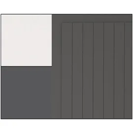 Feldmann-Küchen Küchenzeile LIVORNO 340 cm weiß-lava