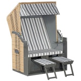 Natur24 Rustikal 15 Z grau Stoff 1229
