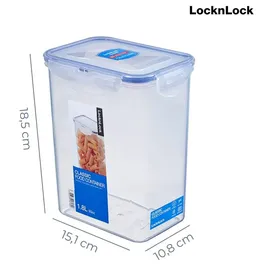 Lock & Lock Vorratsdose rechteckig transparent 15,1 x 10,8 x 18,5 cm 1,8 l