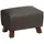 58 aufm Kessel Hocker Kaylah Leder braun