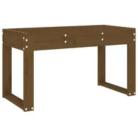 Furnicato Gartenbank Honigbraun 80x38x45 cm Massivholz Kiefer