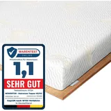 Newentor Newentor® Matratzen Topper 180x200cm H2 H3, Matratzentopper 180x200 Schlafsofa Bett Gelschaum, Mattress Topper 180x200 Boxspringbett Gel Bezug Kaltschaum 7CM Höhe