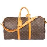 Louis Vuitton Louis Vuitton Canvas Monogram Keepall 50 Bandouliere Koffer24