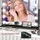 Homcom Hollywood Spiegel mit Beleuchtung Schminkspiegel mit 14 LED Licht 3 Lichtfarben USB-Ladeanschluss Handyhalterung