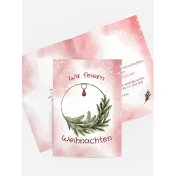 Einladungen Weihnachtskarten selbst gestalten mit Spruch und Fotos im Onlinedesigner bei Meine-Kartenmanufaktur.de