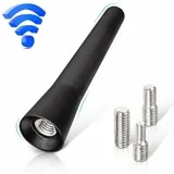 SNQ - Ahlsen Autoantenne, fm dab Autoradioantenne, 6,5 cm Mini-Kurzautoantenne mit leistungsstarker FM/AM/DAB-Empfangsfunktion