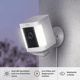 Ring Spotlight Cam Plus Plug-In Weiß
