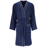 VOSSEN Jack Kimono-Bademantel für Männer - marine blau - 52/54 - L