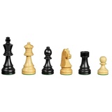Philos 2008 - Schachfiguren Arcadius, Königshöhe 95 mm, schwarz natur