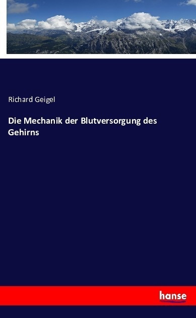 Die Mechanik Der Blutversorgung Des Gehirns - Richard Geigel  Kartoniert (TB)