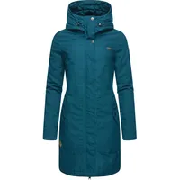 Ragwear Damen warmer Winter Parka Jannisa Intl Dark Green Gr. 4XL - 4XL
