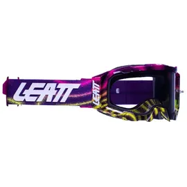 Leatt Velocity 5.5 Zebra Motocross Brille, lila für Männer