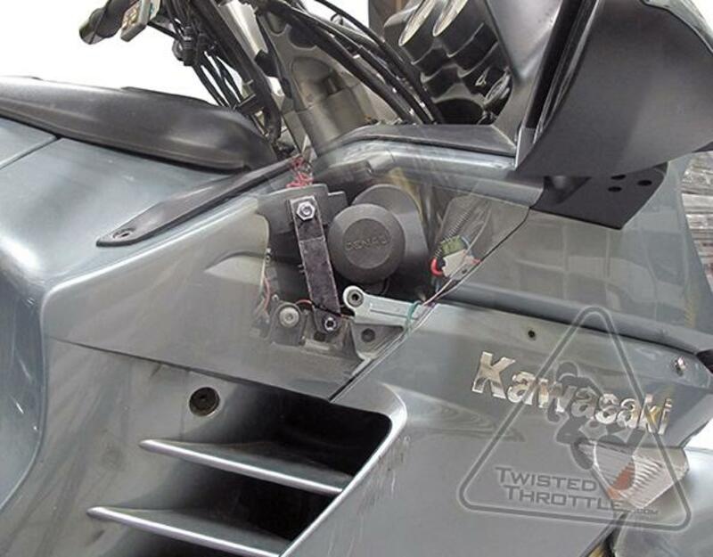 DENALI SoundBomb Hupe Unterstützung Kawasaki GTR1400, schwarz