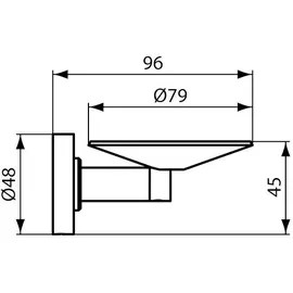 Ideal Standard Seifenhalter Chrom