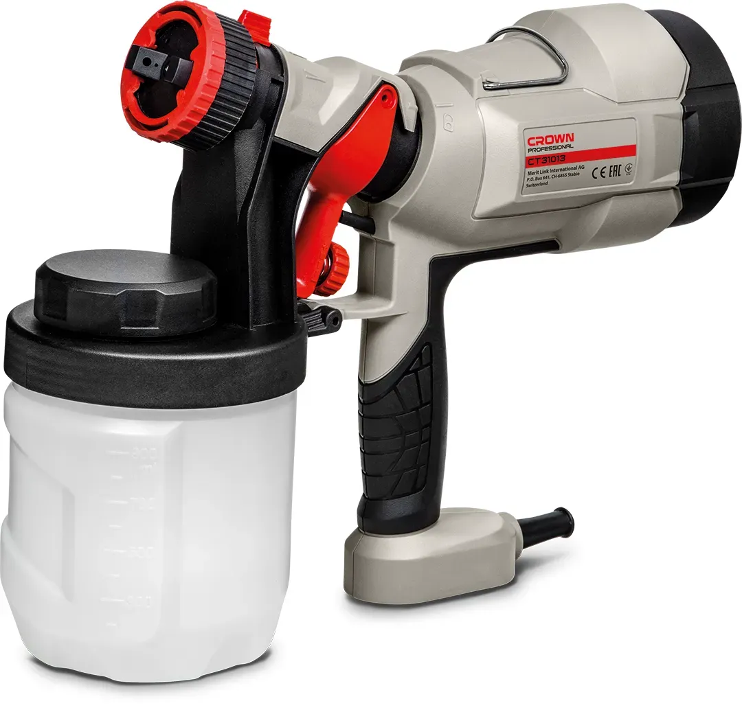 CROWN Spritzpistole 400 W 900 ml