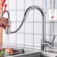 Niederdruck Küchenarmatur Ausziehbar Brause Wasserhahn Küche Mischbatterie Chrom