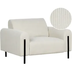 Sessel ASKIM Cord Cremeweiß