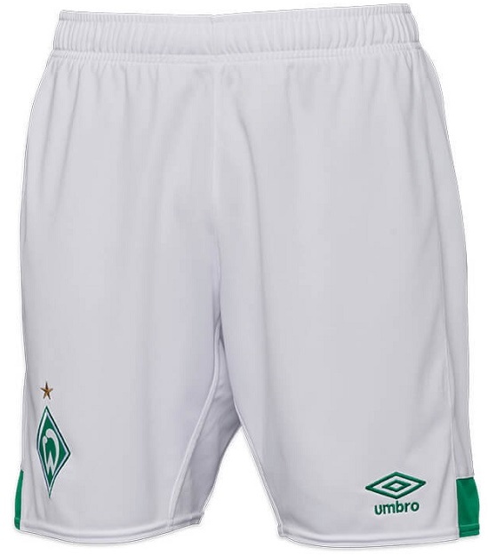 umbro SV Werder Bremen Heimshort Herren 21/22 - weiß/grün XL