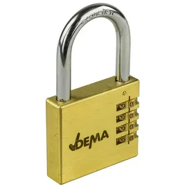DEMA Vorhängeschloss mit Zahlenkombination 60mm Zahlenschloss