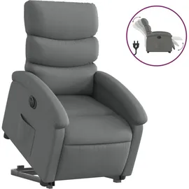 vidaXL Relaxsessel mit Aufstehhilfe Elektrisch 92 x 99,5 x 0 cm Dunkelgrau