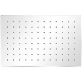 vidaXL Regenduschkopf Edelstahl 20x30 cm Rechteckig