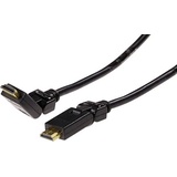 Schwaiger HDMI Anschlusskabel HDMI-A Stecker, HDMI-A Stecker 1.50m Schwarz HDMS15533 4K UHD, vergold