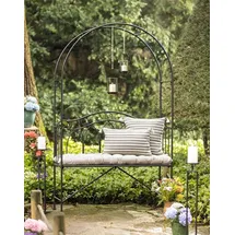 Dekoleidenschaft Rankbogen 110 x 40 x 181 cm Schwarz