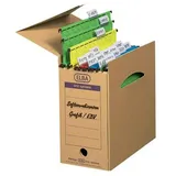 Elba Archivboxen tric system braun 16,0 x 34,1 x 31,5 cm