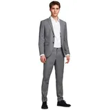 JACK & JONES Franco Anzug Light Grey Melange 54
