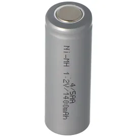AccuCell NiMH Akku 1,2V 1400mAh 4/5AA ohne Lötfahne 43 x 14,5mm