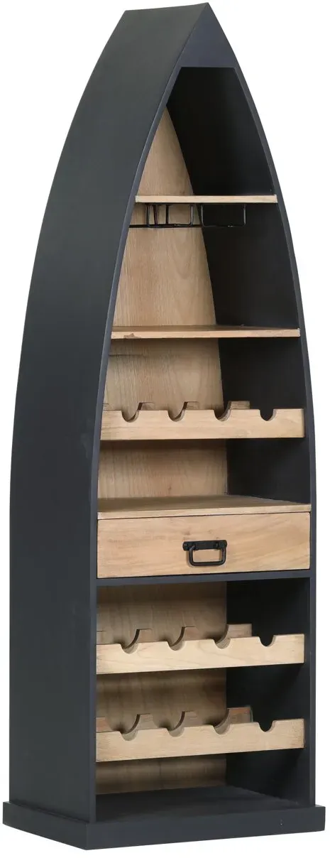 Landscape Bar-Regal BOOT DOCK - B/H/T ca. 60,00x182,00x36,00