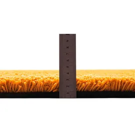 Tom Tailor Hochflorteppich Cozy gold ¦ Synthetische Fasern ¦ Maße (cm): B: 140